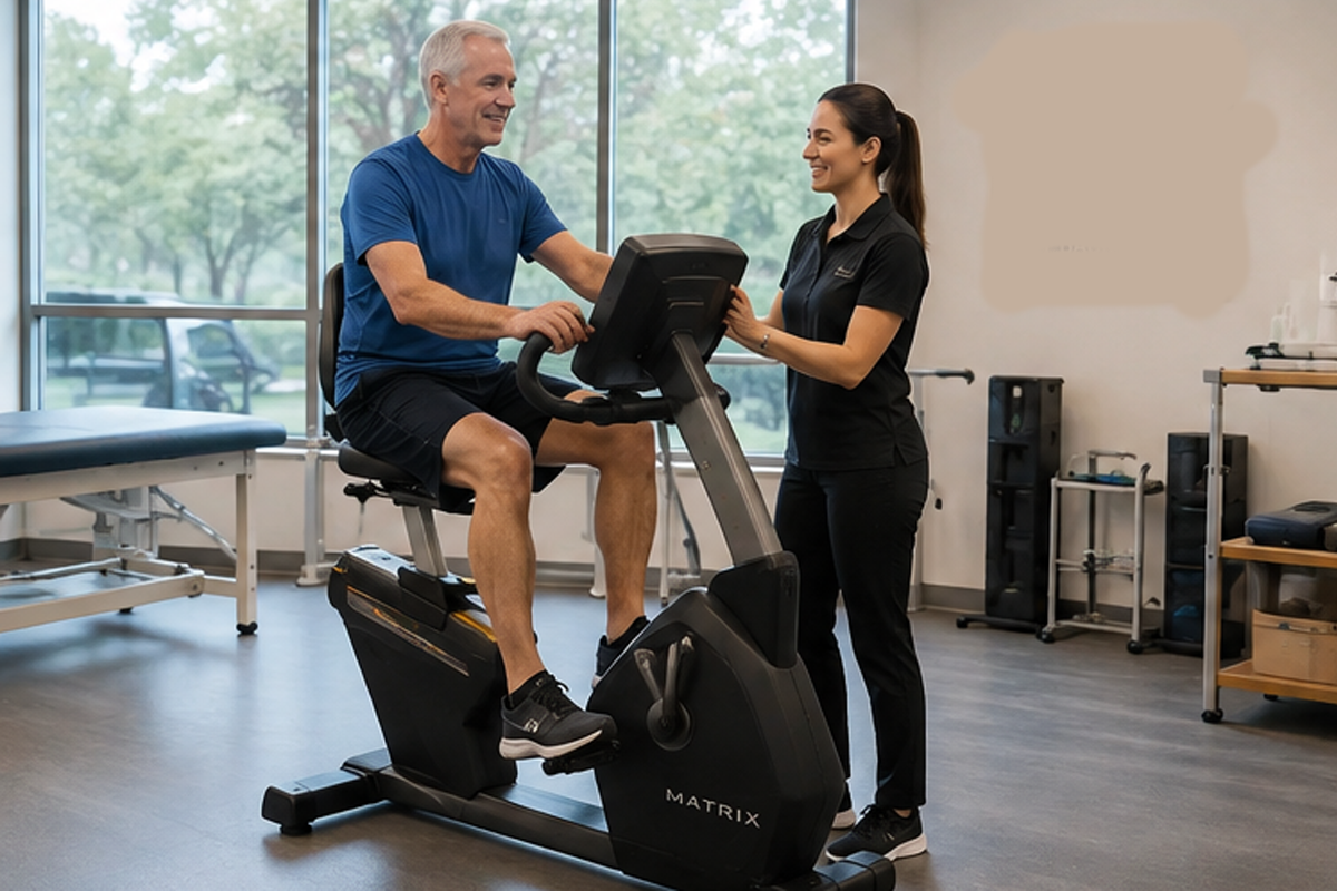 Stationary exercise bike